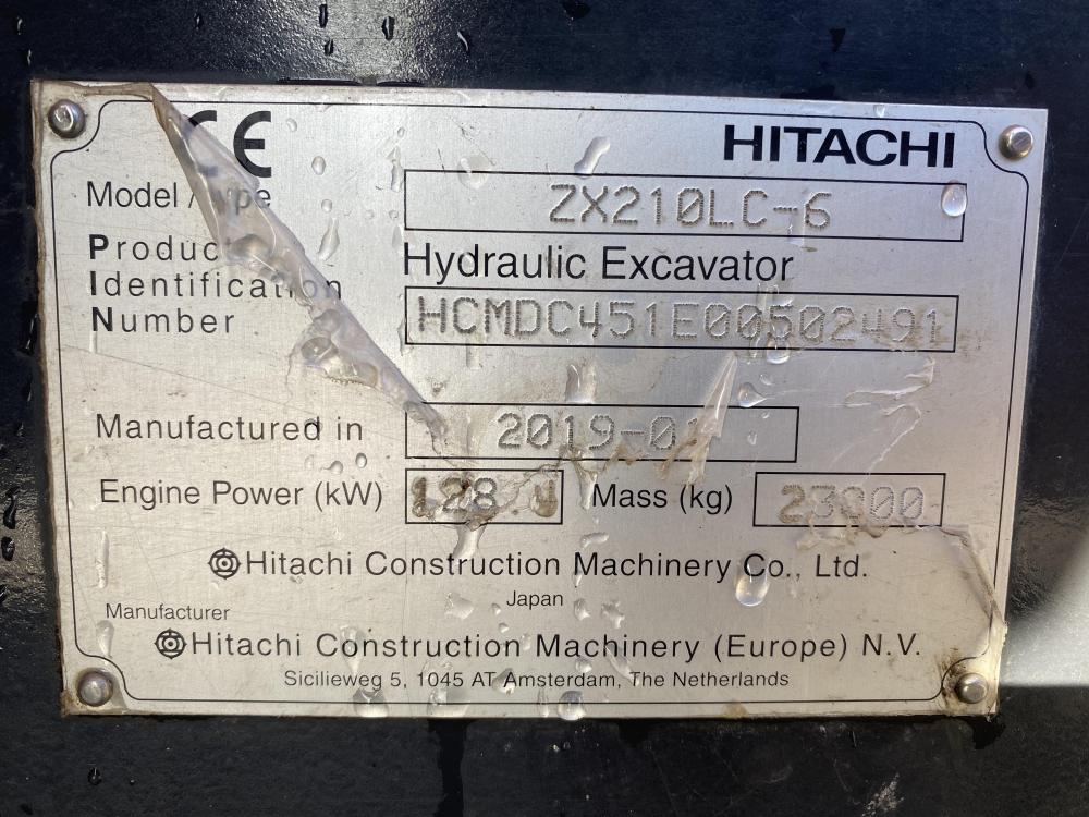 HITACHI ZX210LC-6 - Gleneden